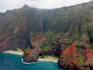 Hawaii - Napali Coast vanuit Helicopter