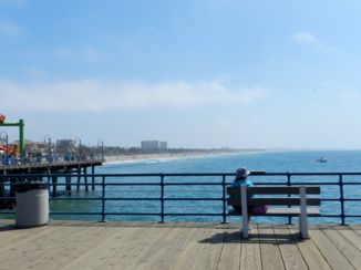 Santa Monica - Santa Monica Pier uitzicht