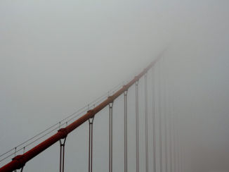 Amerika - Golden Gate Bridge in de mist