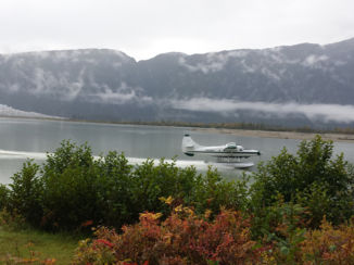 Amerika - Daar is onze watertaxi die ons terug zal brengen naar het cruiseschip.