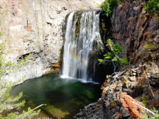 Amerika - Rainbow falls