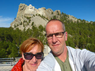 South Dakota - Selfie met de 4 presidenten in Mount Rushmore