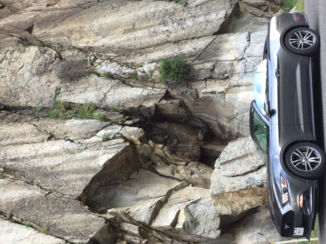 Yellowstone National Park - Ons fotomodelleke onderweg.