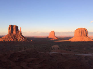 Amerika - Monument Valley zonsondergang