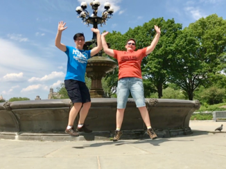 New York - Fontein van friends in Central Park