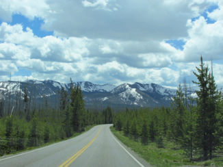 Grand Teton National Park - De weg van Yellowstone naar Grand Teton (191 highway)
