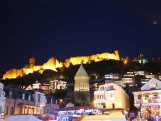 Georgia - tbilisi bij nacht