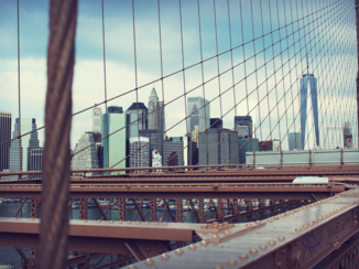 New York - New york vanaf brooklyn bridge