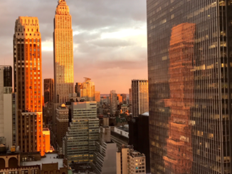 New York - Uitzicht vanuit hotel Wyndham Newyorker