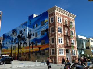 California - Muurschildering, Santa Monica