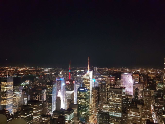 Boston - Emipre State Building view van 86e etage by night