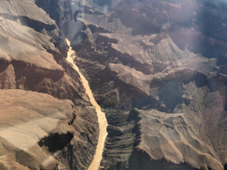 Amerika - Vanuit de lucht de Colorado rivier