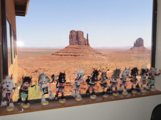 Utah - Monument Valley uitzicht vanuit raam