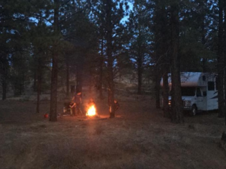 Amerika - Wildkamperen aan de rand van Bryce Canyon National Park