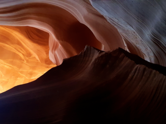 Antelope Canyon - Waves inside the canyon